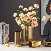 Load image into Gallery viewer, Altier Luxe Gold Vase
